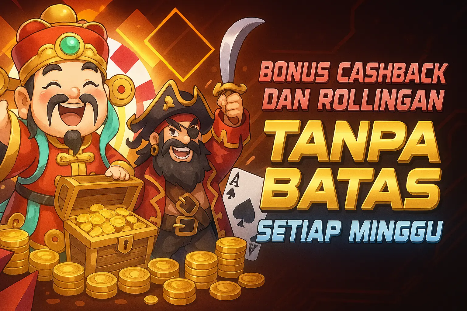 Bonus lucky spin setiap minggu situs slot online KINGPOKER99